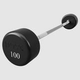 Troy VTX Round Urethane Fixed Straight Barbell - 100 lb (XSB-100U)