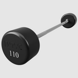 Troy VTX Round Urethane Fixed Straight Barbell - 110 lb (XSB-110U)