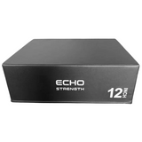 Echo Kodiak Echo Strength Plyo 5 Box Set—black, rectangular, 12-inch box ideal for plyometric training.