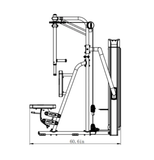 Kodiak Echo Plate Commercial Chest / Rear Delt Fly 34001