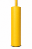 Kodiak Sports, LLC Goal Post Padding—yellow, cylindrical, textured for protection, with handle; shown on white background.