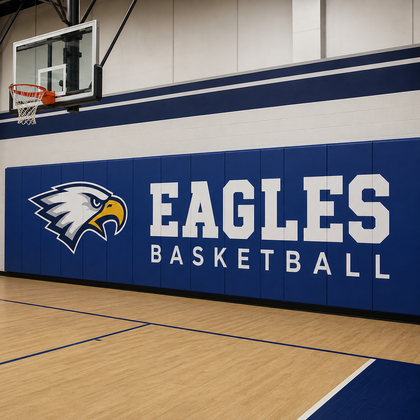 Indoor Sports Wood Backed Wall Padding