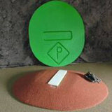 Portolite 6" Portable Stride Off Baseball Pitching Game Mound 6672 - Kodiak Sports, LLC - 3