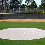 Baseball Field Silver 6oz Poly Spot Covers