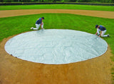 Baseball Field Silver 6oz Poly Spot Covers