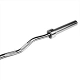 5' American Barbell Stainless Steel EZ CURL Bar 110K PSI Shaft, 28.5MM