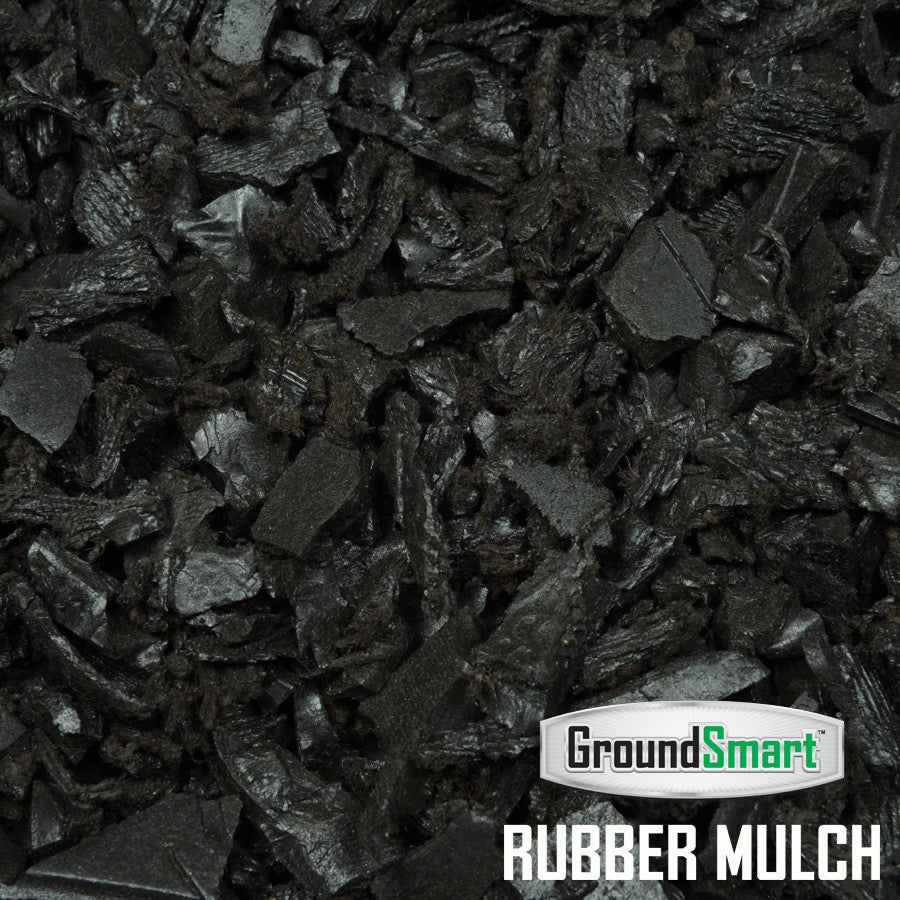Rubber Mulch for Playgrounds and Landscaping 2000 lbs bag Kodiak