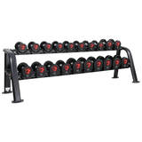 American Barbell Black Commercial Dumbbell Rack - 10 Pair