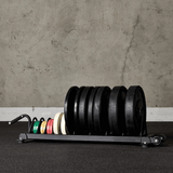 American Barbell Horizontal Rolling Bumper Plate Storage Rack