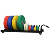 American Barbell Horizontal Rolling Bumper Plate Storage Rack