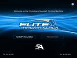 Electronic Elite E-Hack Attack Pitching Machine 3 Wheel Machine